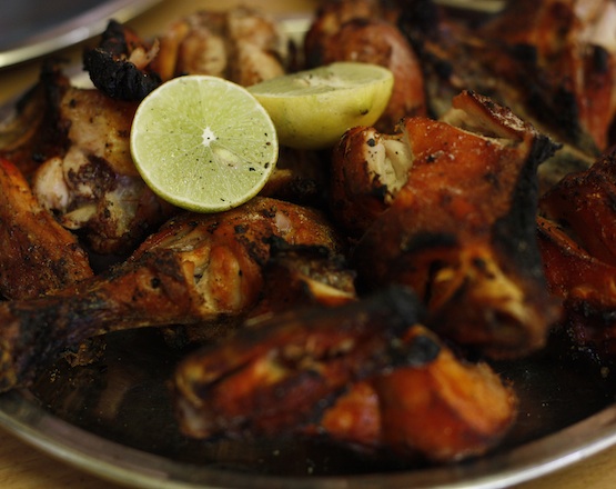 pollo en la india